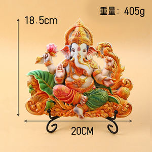 Großhandel kunden spezifische 3D-Harz Handwerk Ganesha Shiva <span class=keywords><strong>Hindu</strong></span> Kunst Ornamente für Anbetung Home Dekorative Modell Muster - Product Image 3