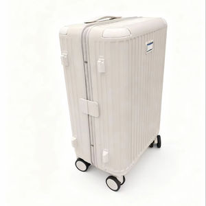 Valise à roulettes en plastique personnalisable, nouveau style, incontournable, avec 8 roues et serrure TSA pour des voyages sécurisés - Product Image 3