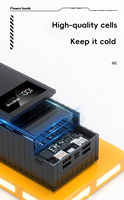 Batterie externe grande capacité 50000 mAh, plusieurs ports USB, charge rapide, écran LED, station d'alimentation de voyage pour téléphone