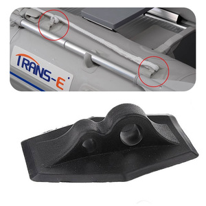 Hebilla de Cuerda Hexagonal Inflable LCO-SPORT, Negra y Gris, de PVC, Pieza Estándar para Yates, Kayaks, Accesorios para Barcos de Pesca - Product Image 1