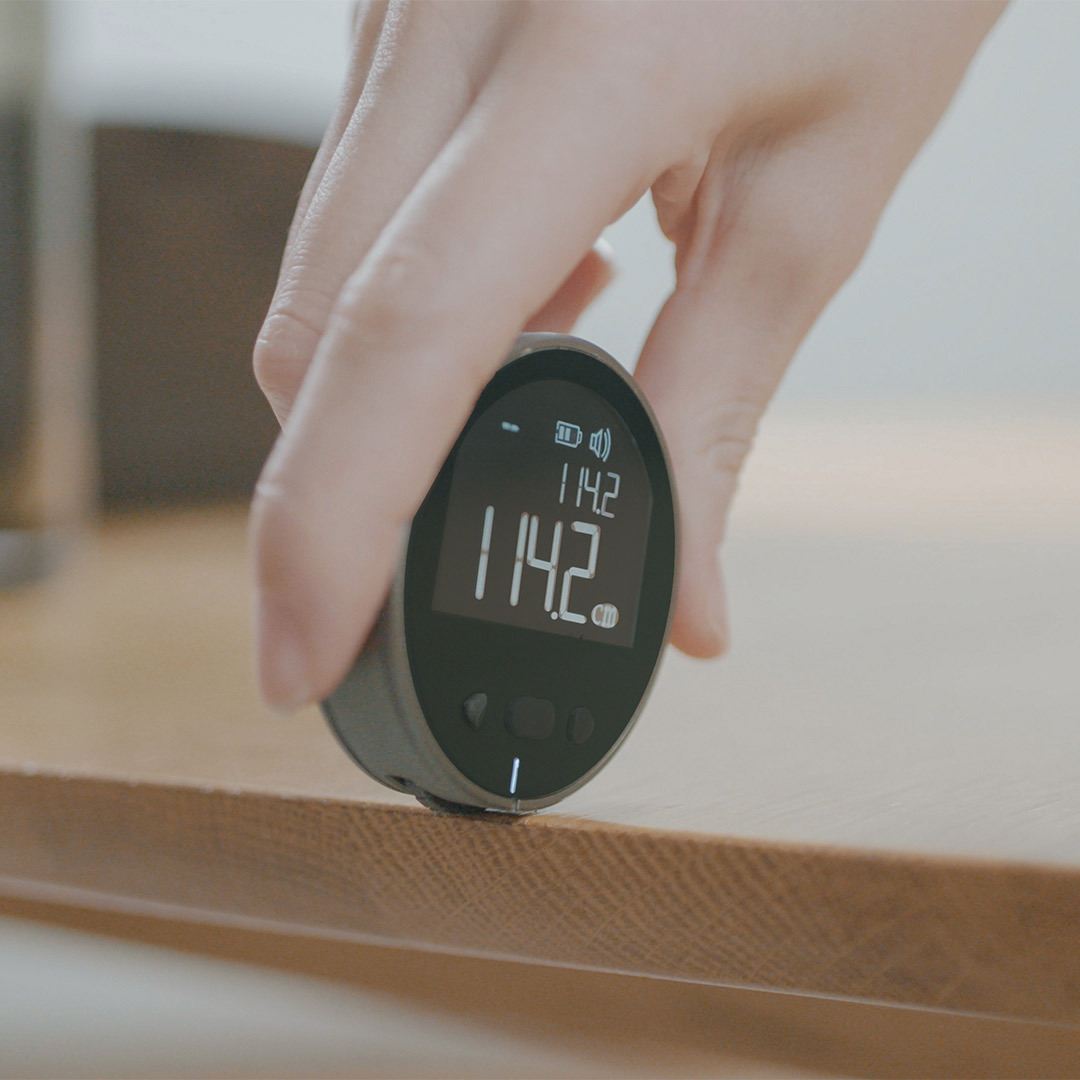 Электронная линейка Xiaomi-Mijia DUKA, перезаряжаемая, вращающаяся цифровая рулетка, портативная, многофункциональная линейка с ЖК-экраном HD