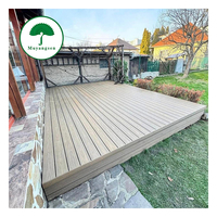 Plancher en bois composite WPC 3D embossé, résistant à l'eau, coextrusion 18 mm, nouvelle version améliorée, pour cour et terrasse