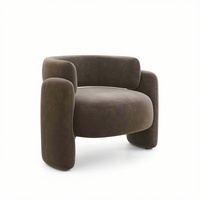 Ensemble de fauteuils simples de luxe modernes pour salon, balcon, salon de beauté et magasin de vêtements, mobilier de réception