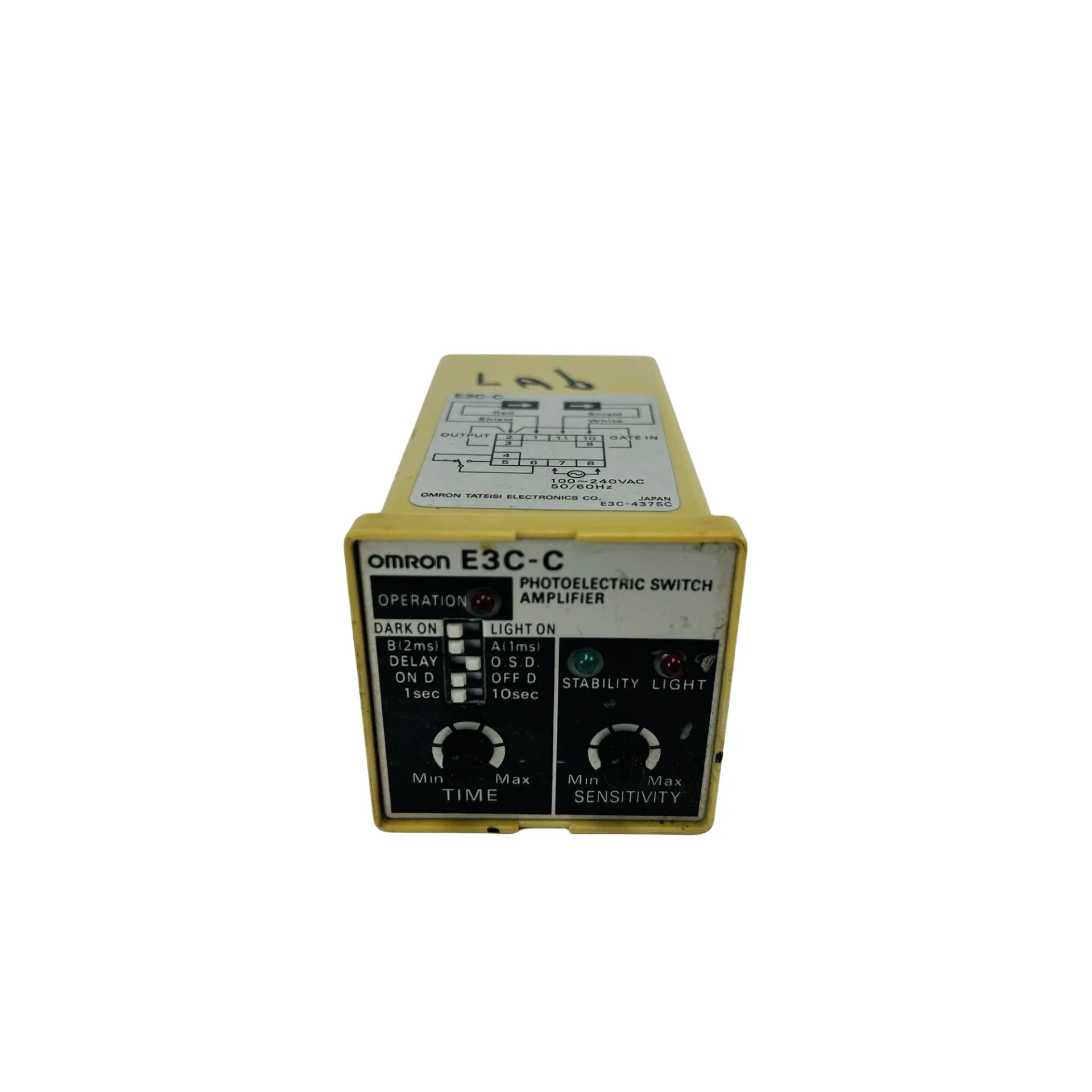 E3C-C 사진 전기 스위치 증폭기 100/240VAC 1-10sec 2ms-1ms E3C-C