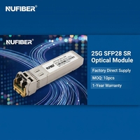 Vente flash : Émetteur-récepteur optique SFP28 SR 25G 850nm Duplex SC 100m MMF Fibre multimode IP Télécom Réseaux 4G/5G/WiFi