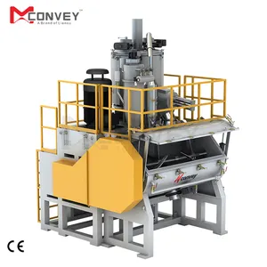 pvc compound mixer automatic plastic feeding weighing mixing conveying system horizontal dry Powder mixer machine