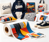 Papier de transfert par sublimation OEM 42 g/m² format A4/A3 44 pouces 1000 m blanc personnalisable en rouleau pour impression numérique textile transfrontalière