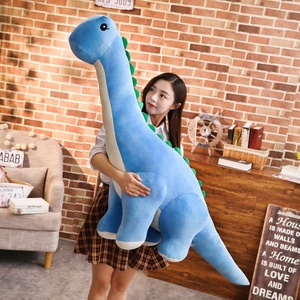 Jouets en peluche de haute qualité, animaux en peluche, dinosaures longs et mignons, jouets en peluche bleus, oreillers en peluche pour garçons - Product Image 1