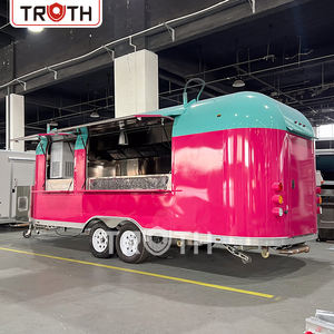 Remorques alimentaires mobiles commerciales de luxe, économiques et portables, pour barbecue, pizza et camions-foyers à glaces personnalisés, à vendre - Product Image 2