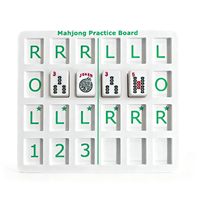Planche de Mahjong pour entraînement individuel, outil d'entraînement pour un seul joueur imprimé en 3D |   Plateau de Mahjong Portable 2026 pour l'Entraînement et le Jeu Solo en Voyage