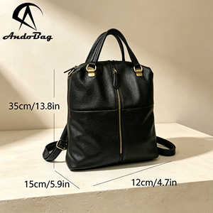 AndoBag Soft Cowhide Fashion <b>Backpacks</b> for <b>Women</b> Outdoors Travel <b>Large</b> Capacity Handbag Daily Commuter Work Casual Shoulder Bags - Product Image 3