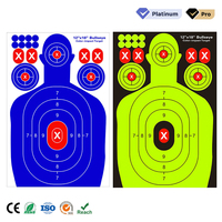 Autocollant marqueur fluorescent professionnel 12x18 pouces, auto-adhésif, haute visibilité, pour la chasse, le camping, la pratique en plein air, durable