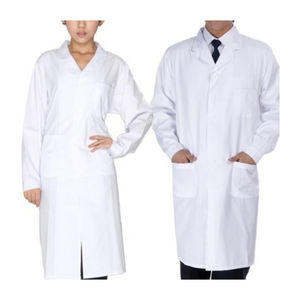 Delantal médico no tejido con instalaciones de protección frontal completa Delantal médico de tamaño personalizado con lazos para el cuello y la cintura - Product Image 6