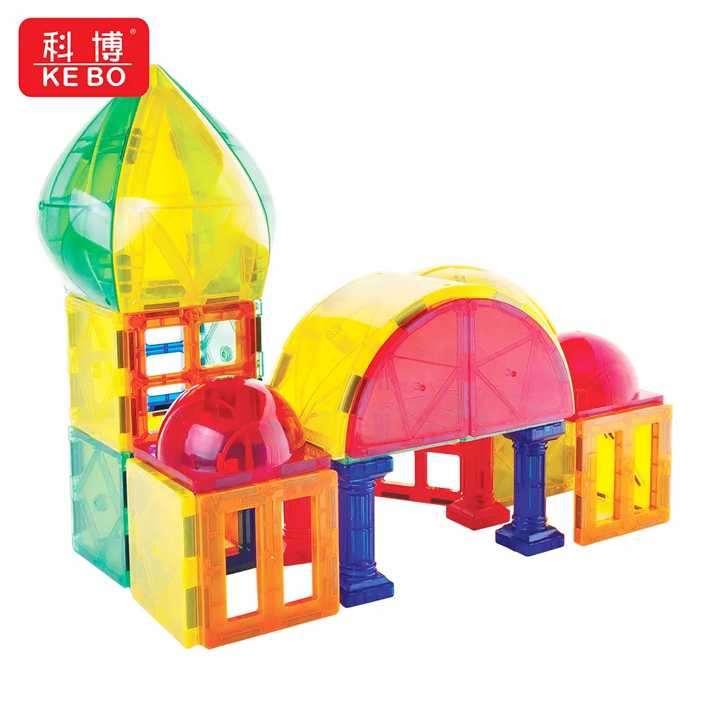 KEBO-bloques magnéticos especiales para niños y niñas, juguetes coloridos de vástago 3D, regalos educativos, varias formas