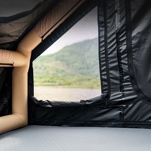 LLOYDBERG, camión inflable portátil, tienda en la azotea, impermeable, <span class=keywords><strong>techo</strong></span> <span class=keywords><strong>de</strong></span> coche, tragaluz, poste <span class=keywords><strong>de</strong></span> aluminio, capacidad para 2 personas, Camping familiar - Product Image 6