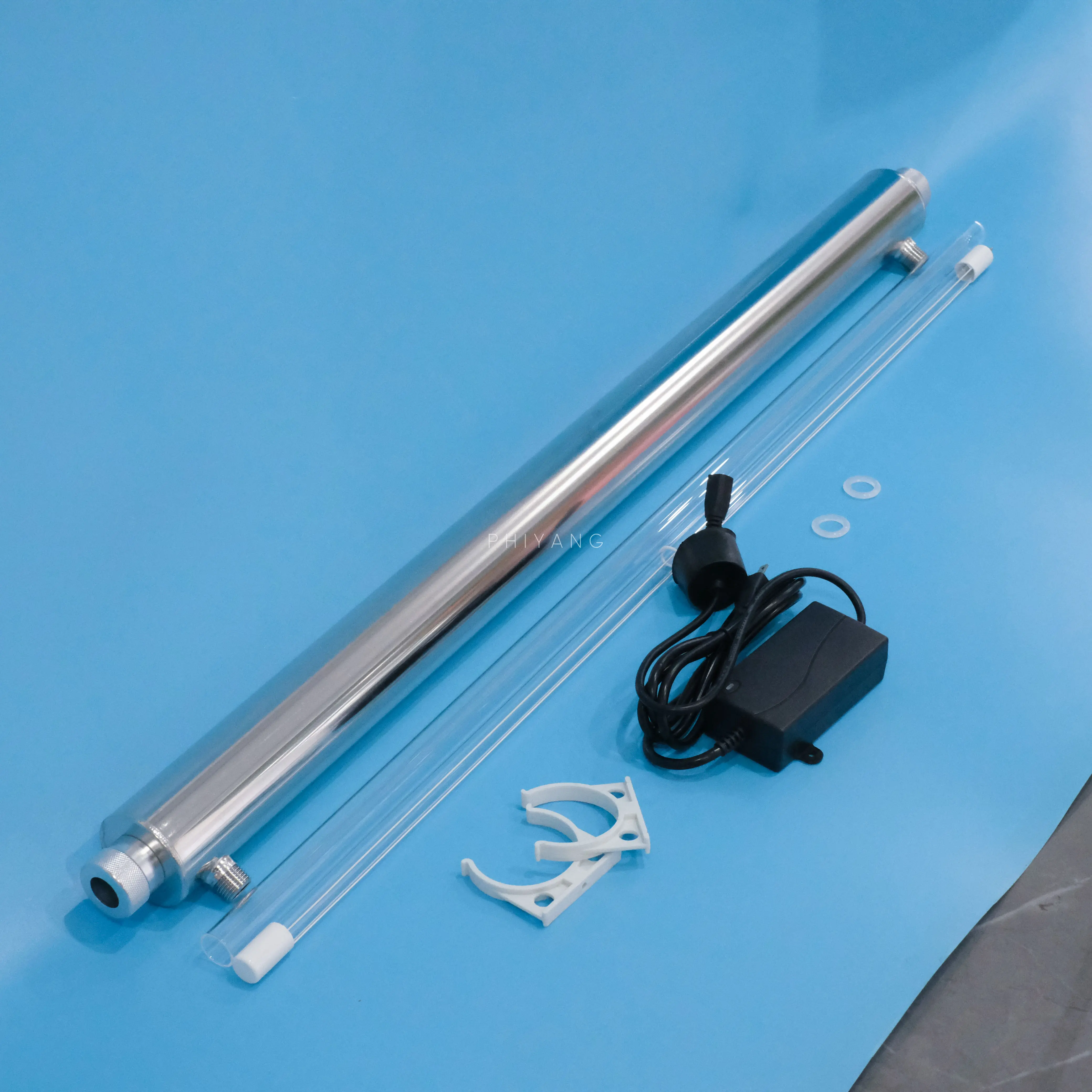 Uv 물 steril 55W 자외선 소독 램프 UV 정수기 12GPM UV 램프/석영 슬리브 포함