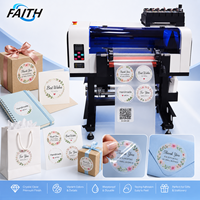 Machine d'impression d'autocollants industriels Faith, transfert UV sur film PET pour la vente en gros en usine