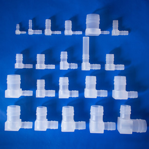 Raccord réducteur en plastique de type L de la dynastie Ming, diamètre intérieur de 14 mm 1/4 po pour connexion de tuyau de plomberie - Product Image 1