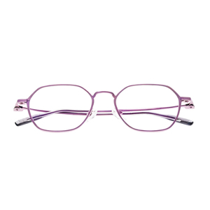 Monturas de Gafas Modernas Minimalistas de Titanio Morado, Monturas Ópticas, Monturas de Lentes, Tendencia para Mujer, Gregory Nano, OEM ODM - Product Image 3