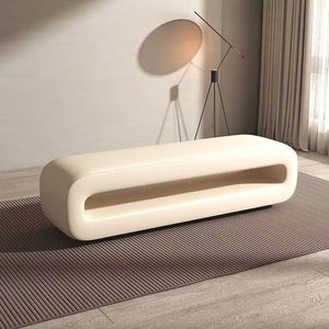<b>Light</b> Luxury Shoe Changing Stool Clothing Store Reception Hotel Rest Sofa Stool Bedroom <b>Bed</b> Stool - Product Image 3