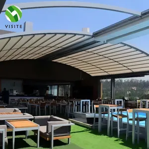 YST haute qualité en gros motorisé électrique Pergola rétractable systèmes de toit auvent étanche