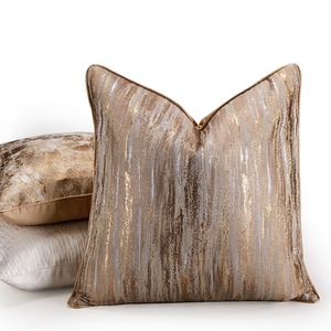 Fodera per cuscino decorativa di lusso in jacquard personalizzabile per divano, 20x20 pollici - Product Image 1