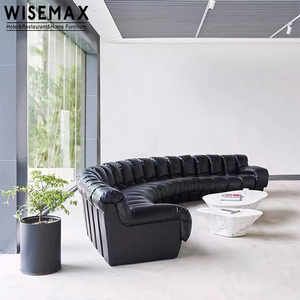 WISEMAX-muebles creativos para el hogar, sofá modular moderno DE diseño europeo combinado DE cuero, con llave DE piano DE serpiente - Product Image 5