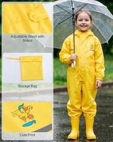 Combinaison de pluie imperméable pour enfants, unisexe, respirante, réfléchissante, résistante aux intempéries, une pièce, pour tout-petits