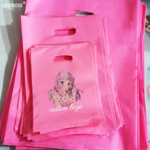 high quality cheap plastic packaging bag shopping bag plastic handle bag for gift