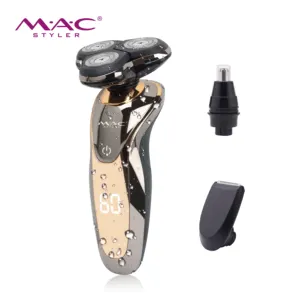 3d Shaver Waterproof Electric Shavers Rechargeable Wet And Dry Portable Shaver Triple Heads Electric Razor For Men