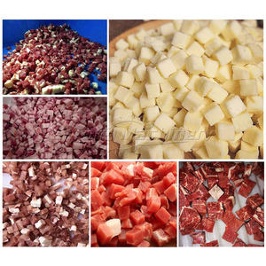 Machine de découpe de viande congelée à haute efficacité porc boeuf agneau viande dicer cube machine - Product Image 2