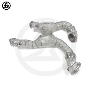 Tuyaux de descente droits CSZ pour <span class=keywords><strong>BMW</strong></span> 335i E90/E91/E92/E93 N54 3.0T, tuyau de descente personnalisé de haute qualité en acier inoxydable 304 avec bouclier thermique - Product Image 5