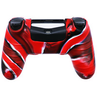 Étui de protection en silicone pour Sony Playstation 4 PS4 étui en caoutchouc souple antidérapant housse de contrôleur mince pour accessoires PS4