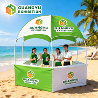 Ventes chaudes : Kiosque extérieur 3x3m, tente de stand, dôme, comptoir pour la vente de nourriture, événement publicitaire, promotion, tente de marque, kiosque, tente
