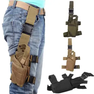 Molle coldre tático utilitário para combate, suporte universal de perna