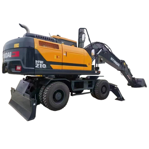 รถขุดไฮดรอลิกแบบล้อ Hyundai HW210 ใหม่ ขนาด 21 ตัน พร้อมเครื่องยนต์ Cummins รับประกัน 1 ปี ประสิทธิภาพสูง มีสินค้าในสต็อก - Product Image 1
