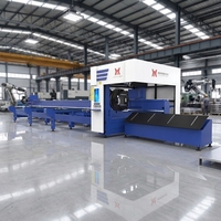 Machine de découpe laser à fibre CNC pour métal 1,5 kW 2 kW 3 kW 4 kW 6 kW pour tubes carrés, tubes rectangulaires