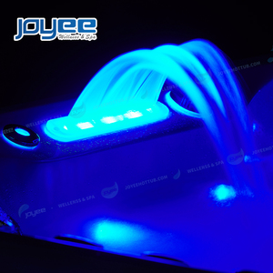 JOYEE Bain bouillonnant Massage <span class=keywords><strong>Spa</strong></span> <span class=keywords><strong>Piscine</strong></span> <span class=keywords><strong>Spa</strong></span> Extérieur Massage bain à remous <span class=keywords><strong>piscine</strong></span> <span class=keywords><strong>avec</strong></span> couverture bluetooth musique <span class=keywords><strong>coin</strong></span> lumière - Product Image 6