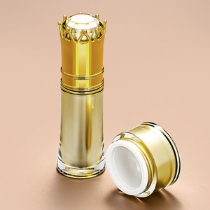<span class=keywords><strong>ชุด</strong></span>ขวดเครื่องสำอางขนาด50กรัม60มล. 100มล. พร้อมฝาปิด<span class=keywords><strong>ชุด</strong></span>บรรจุภัณฑ์เครื่องสำอางสีเงินทองแบบกำหนดเองขวดพลาสติกขวดครีมโลชั่น - Product Image 4