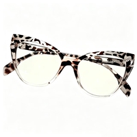 Monture de lunettes œil-de-chat TR légère, monture de vue tendance dégradée, monture de prescription pour myopie, lunettes anti-lumière bleue
