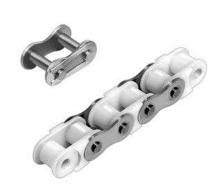 Cadena de eslabones internos de plástico de ingeniería de acero inoxidable 12A y piñones para industrias de restaurantes - Product Image 2