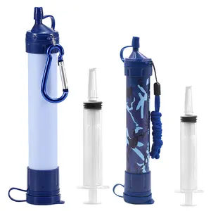 EPA Passed Outdoor Camping Hiking Water Filter Personal Water Filtration Straw Emergency Survival Emergency Equipment