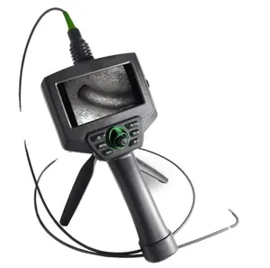 Гибкий Видеоскоп для промышленной инспекции с вращением джойстика на 360 градусов, объектив камеры 6,0 мм, кабель 2,0 м, ЖК-дисплей 5,0 дюйма