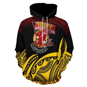 Felpe con cappuccio Pullover Kosrae Micronesia personalizzate di fabbrica felpa da uomo oversize Palaka stampa scozzese hawaiana abbigliamento da uomo polinesiano - Product Image 4