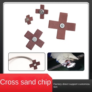 Outil de ponçage d'angle personnalisé en usine chinoise, outil de polissage de tuyaux, outils abrasifs à papier de verre croisé, tampon croisé - Product Image 2