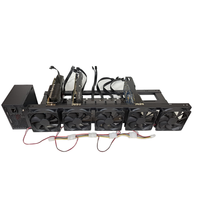 Support de carte graphique de minage MicroATX Mid Tower avec 7 emplacements d'extension pour utilisation professionnelle multi-cartes graphiques