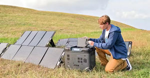 Oukitel PV400 <b>Solar</b> <b>Panel</b> 400W <b>Portable</b> Power <b>Solar</b> <b>Panel</b> Outdoor Camping Warehouse for P1201 P2001 P5000 EU US - Product Image 5