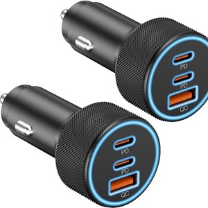 ที่ชาร์จในรถยนต์ 2C1A 30W PD QC3.0 ชาร์จเร็ว 12-24V สำหรับโทรศัพท์แท็บเล็ต - Product Image 4