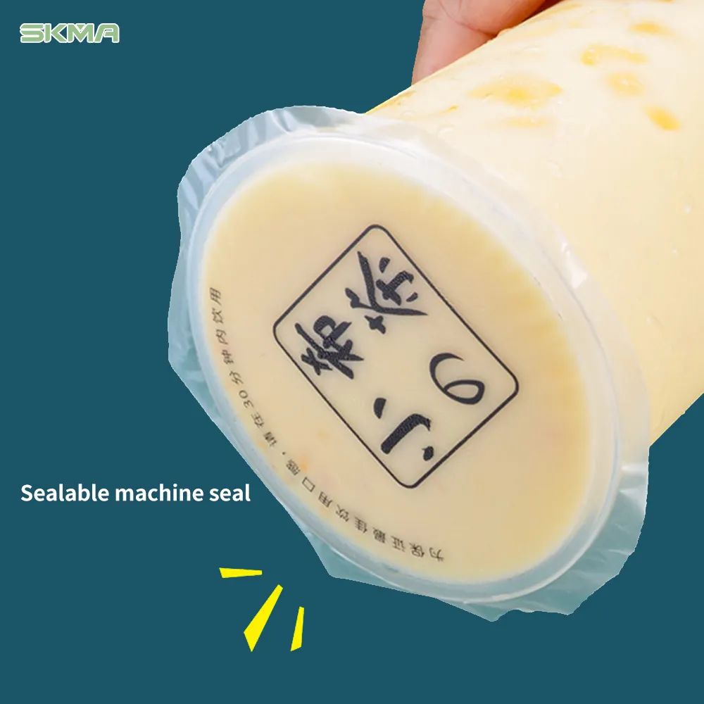 Wholesale Disposable Custom Logo And Patterns Biodegradable Bubble Tea Juice Pp U Shape Clear Plastic Cups With Lids