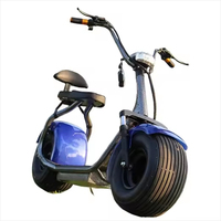 Scooter électrique à deux roues Citycoco pour adultes - Moteur sans balais 1500W/2000W, étanche, suspension intégrale, 50 km/h, 60 km